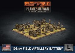 105mm Field Artillery Battery (Plastic) - UBX77
