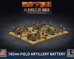 105mm Field Artillery Battery (Plastic) - UBX77