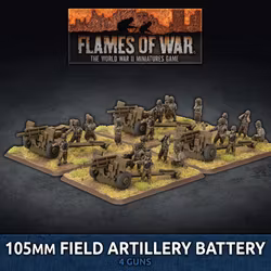 105mm Field Artillery Battery (Plastic) - UBX77