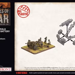 105mm Field Artillery Battery (Plastic) - UBX77