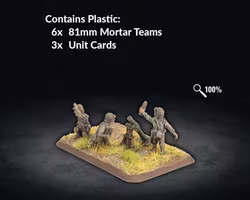 81mm Mortar Platoon (Plastic) - US804