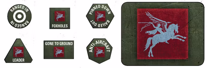 6th Airborne Token & Objective Set - BR907