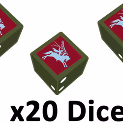 6th Airborne Dice Set - BR906