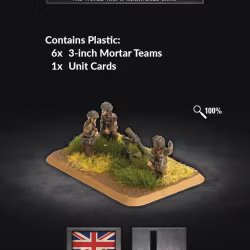 Airborne 3-inch Mortar Platoon (Plastic) - BR815