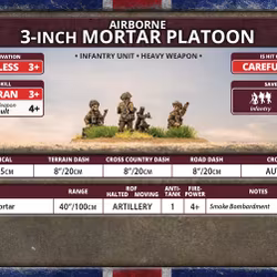 Airborne 3-inch Mortar Platoon (Plastic) - BR815