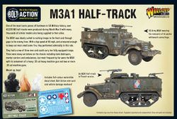 US M3A1 Half-track plastic boxed set - 402013010