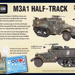 US M3A1 Half-track plastic boxed set - 402013010