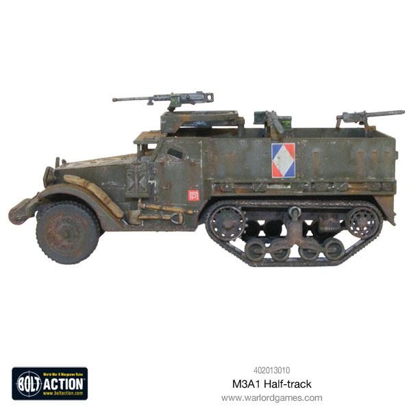 US M3A1 Half-track plastic boxed set - 402013010