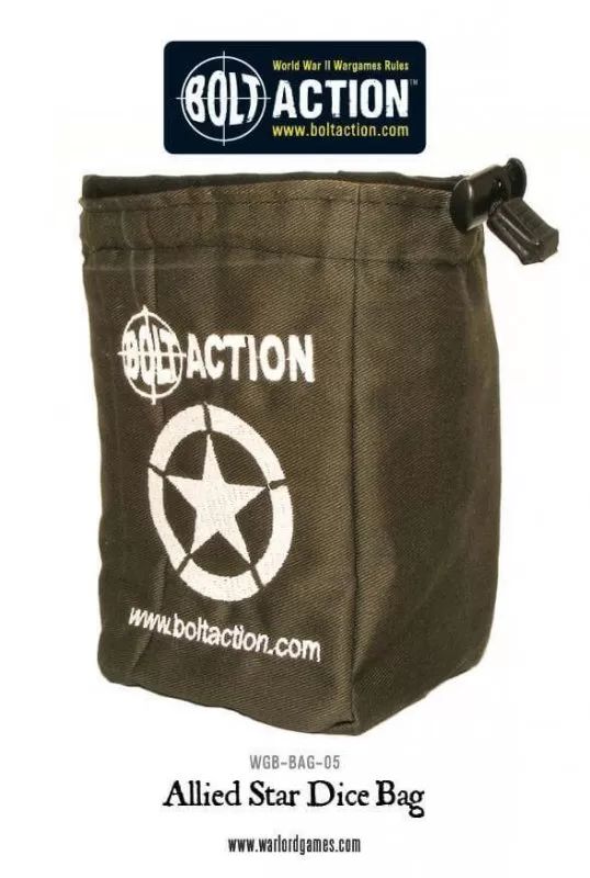 Bolt Action Allied Star Dice Bag - WGB-BAG-05