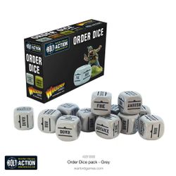 Bolt Action: Orders Dice pack - Grey - 402616008