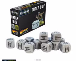Bolt Action: Orders Dice pack - Grey - 402616008