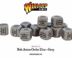 Bolt Action: Orders Dice pack - Grey - 402616008