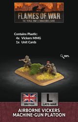 Airborne Vickers Machine-gun Platoon (Plastic) - BR814