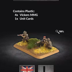 Airborne Vickers Machine-gun Platoon (Plastic) - BR814