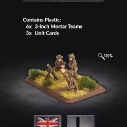 3-inch Mortar Platoon (Plastic) - BR729