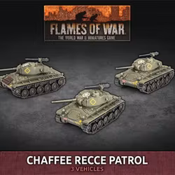Chaffee Recce Patrol (3x Plastic) - BBX75