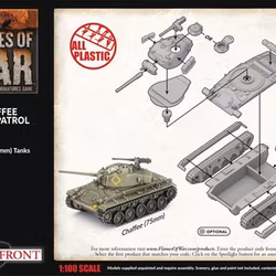 Chaffee Recce Patrol (3x Plastic) - BBX75