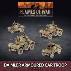 Daimler Armoured Car Troop (Plastic) - BBX61