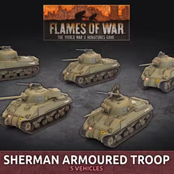 Sherman Armoured Troop (Plastic) - BBX60