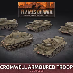 Cromwell Armoured Troop (Plastic) - BBX57