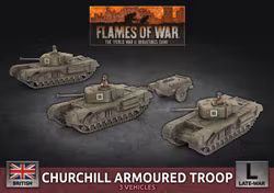 Churchill Armoured Troop (Plastic) - BBX56