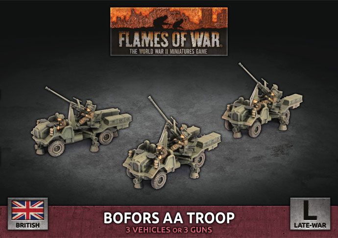 Bofors AA Troop (x3) - BBX74