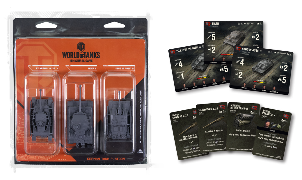 German Tank Platoon (Panver IV H, Tiger I, StuG III G) - WOT62