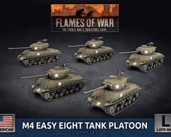 M4 Easy Eight Platoon (x5 Plastic) - UBX91