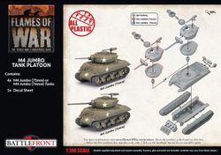 M4 Jumbo Platoon (x4 Plastic) - UBX92