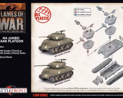 M4 Jumbo Platoon (x4 Plastic) - UBX92