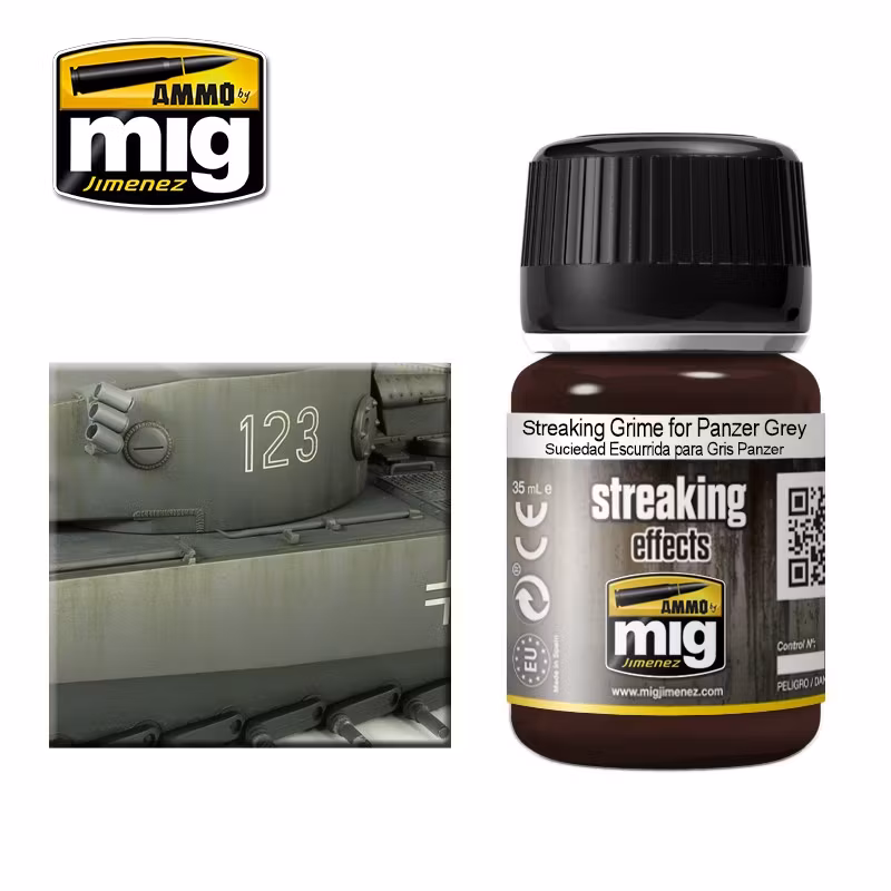 STREAKING GRIME FOR PANZER GREY - AMIG 1202