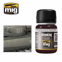 STREAKING GRIME FOR PANZER GREY - AMIG 1202