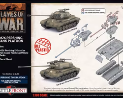 M26 Pershing Tank Platoon (x3 Plastic) - UBX90