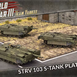 Strv 103 S-tank Platoon (x3 Plastic) - TSWBX01