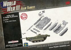 Strv 103 S-tank Platoon (x3 Plastic) - TSWBX01