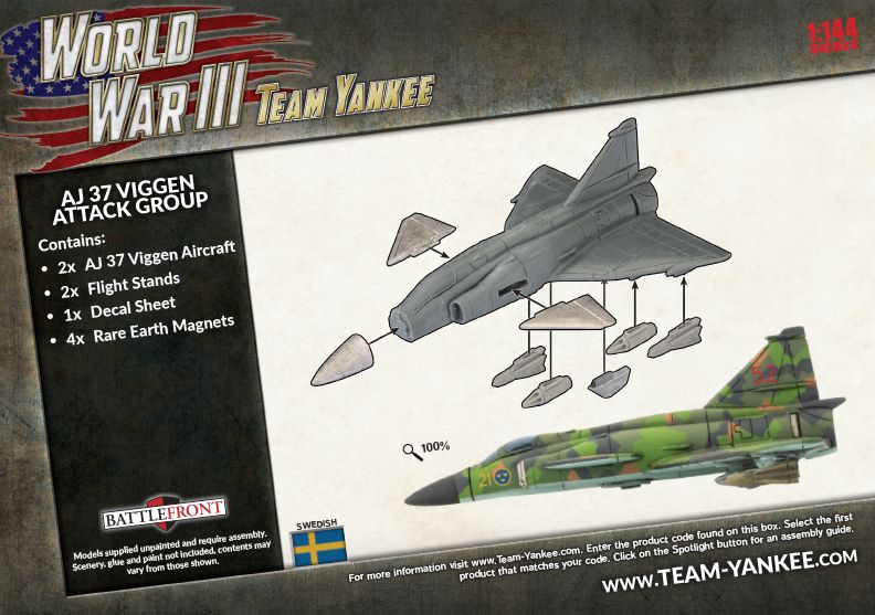 AJ 37 Viggen Attack Group (x2) - TSWBX07