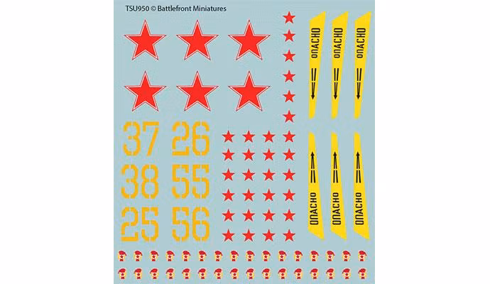 WW3 Soviet Decal Set - TSU950