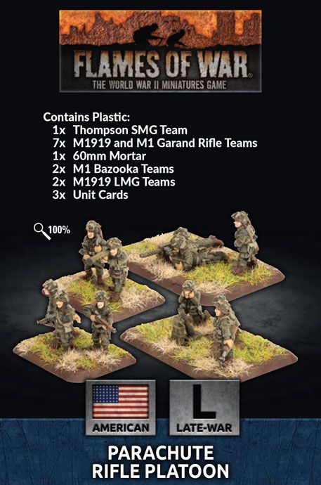 Parachute Rifle Platoon (Plastic) - US792