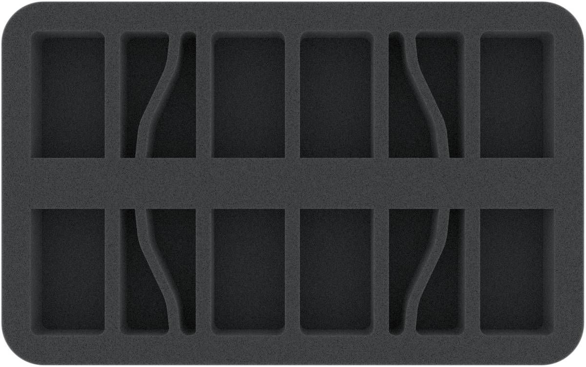 HS035A018 Feldherr foam tray for Flames of War - 8 tanks - medium bases