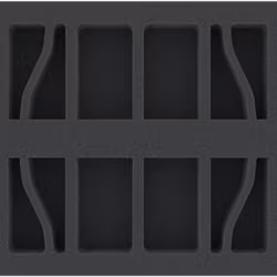 HS035A018 Feldherr foam tray for Flames of War - 8 tanks - medium bases