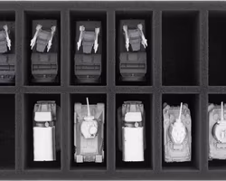 HS050A040 Feldherr foam tray for Flames of War - 12 vehicles