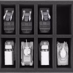 HS050A040 Feldherr foam tray for Flames of War - 12 vehicles