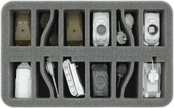 HS050A027 Feldherr foam tray for Flames of War - 8 tanks - medium bases