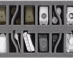 HS050A027 Feldherr foam tray for Flames of War - 8 tanks - medium bases