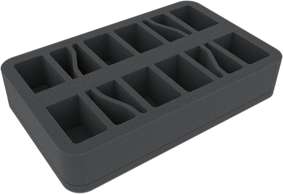 HS050A027 Feldherr foam tray for Flames of War - 8 tanks - medium bases
