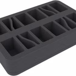 HS050A027 Feldherr foam tray for Flames of War - 8 tanks - medium bases