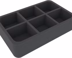 HS060A030 Feldherr foam tray for Bolt Action - 6 miniatures