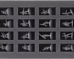 HS035BA06 Foam Tray for Bolt Action - 16 miniatures