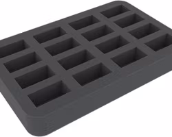 HS035BA06 Foam Tray for Bolt Action - 16 miniatures