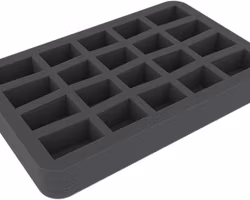 HS035BA05 Foam Tray for Bolt Action - 20 miniatures